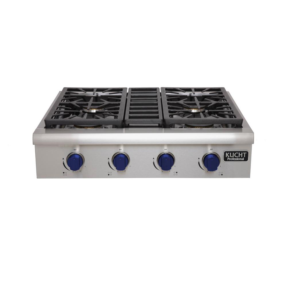Kucht Professional 30 in. Propane Gas RangeTop with Sealed Burners in