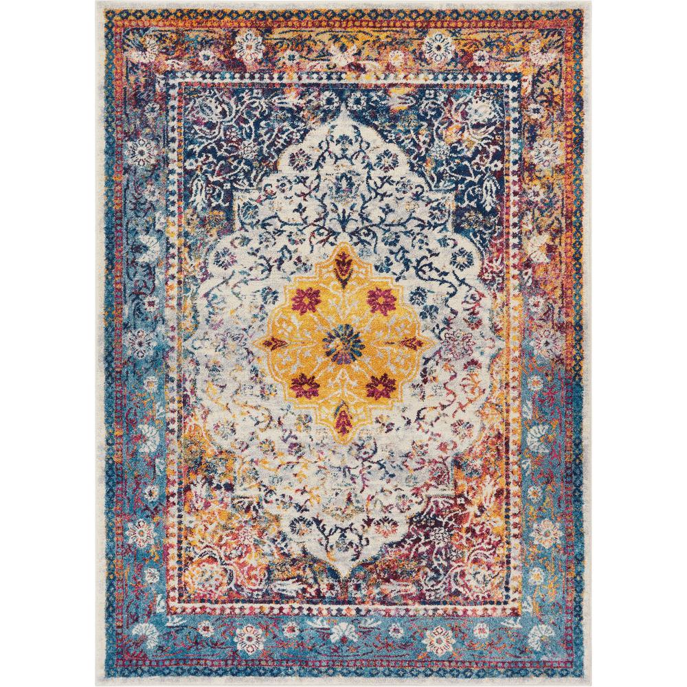 Well Woven Lau Fantasia Multi 5 Ft 3 In X 7 Modern Vintage Medallion Area Rug Well Woven Lau Fantasia Multi 5 Ft 3 In X 7 Modern Vintage Medallion Area Rug