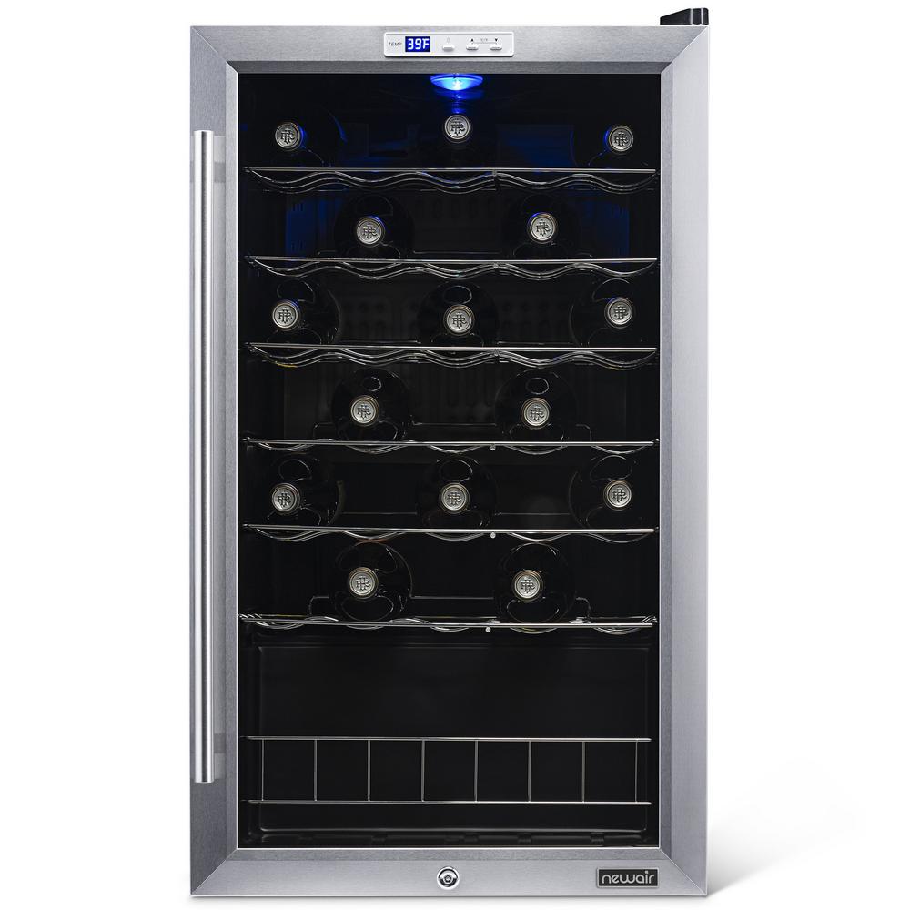 Newair Premium Single Zone 33 Bottle Freestanding Cellar