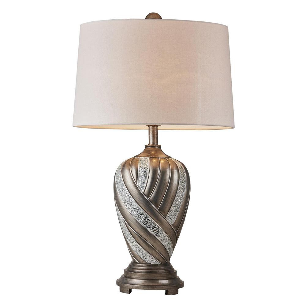 Ore International Kairavi 29 75 In Silver Table Lamp