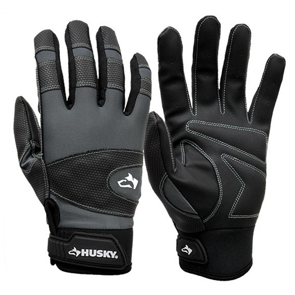 Husky Extra Large Work Protective Gloves Light Duty Mechanics