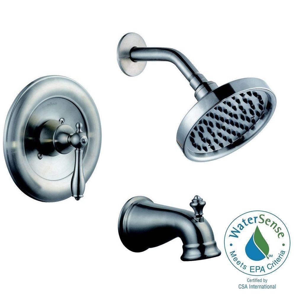 Pegasus Estates SingleHandle 1Spray Shower Faucet in Brushed Nickel