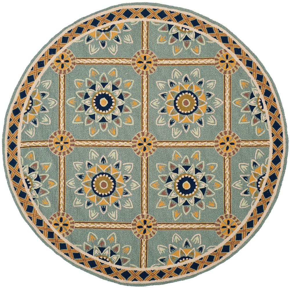 Safavieh Easy Care Light Blue Dark 8 Ft X Round Area Rug - 8 Ft Round Area Rugs Safavieh Easy Care Light Blue Dark 8 Ft X Round Area Rug - 8 Ft Round Area Rugs