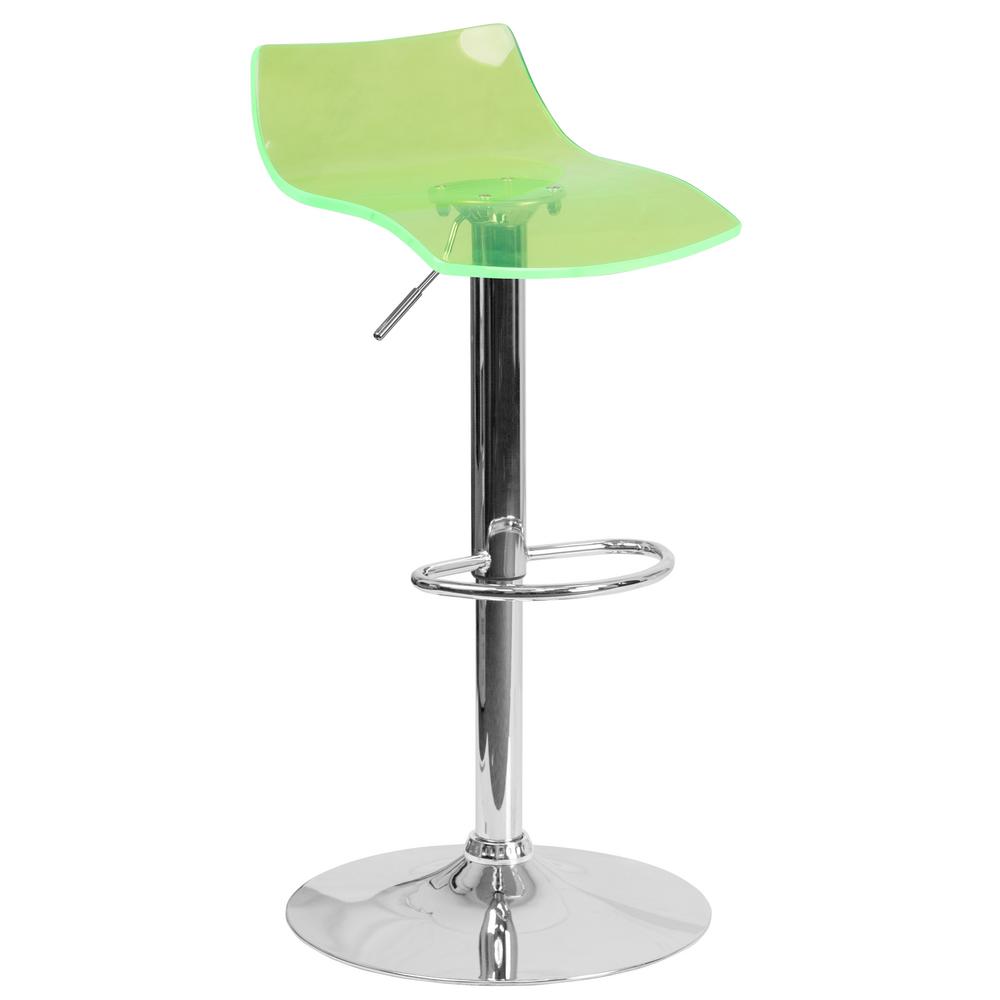 Eclectic Swivel Bar Stools Flash Furniture Adjule Height Green Bar Stool Ch88005gn The
