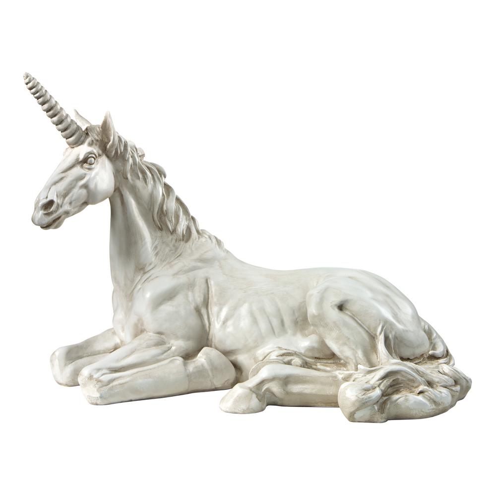 Unicorn Statue metal sculpture garden ornament lawn Horse mythical colourfu...