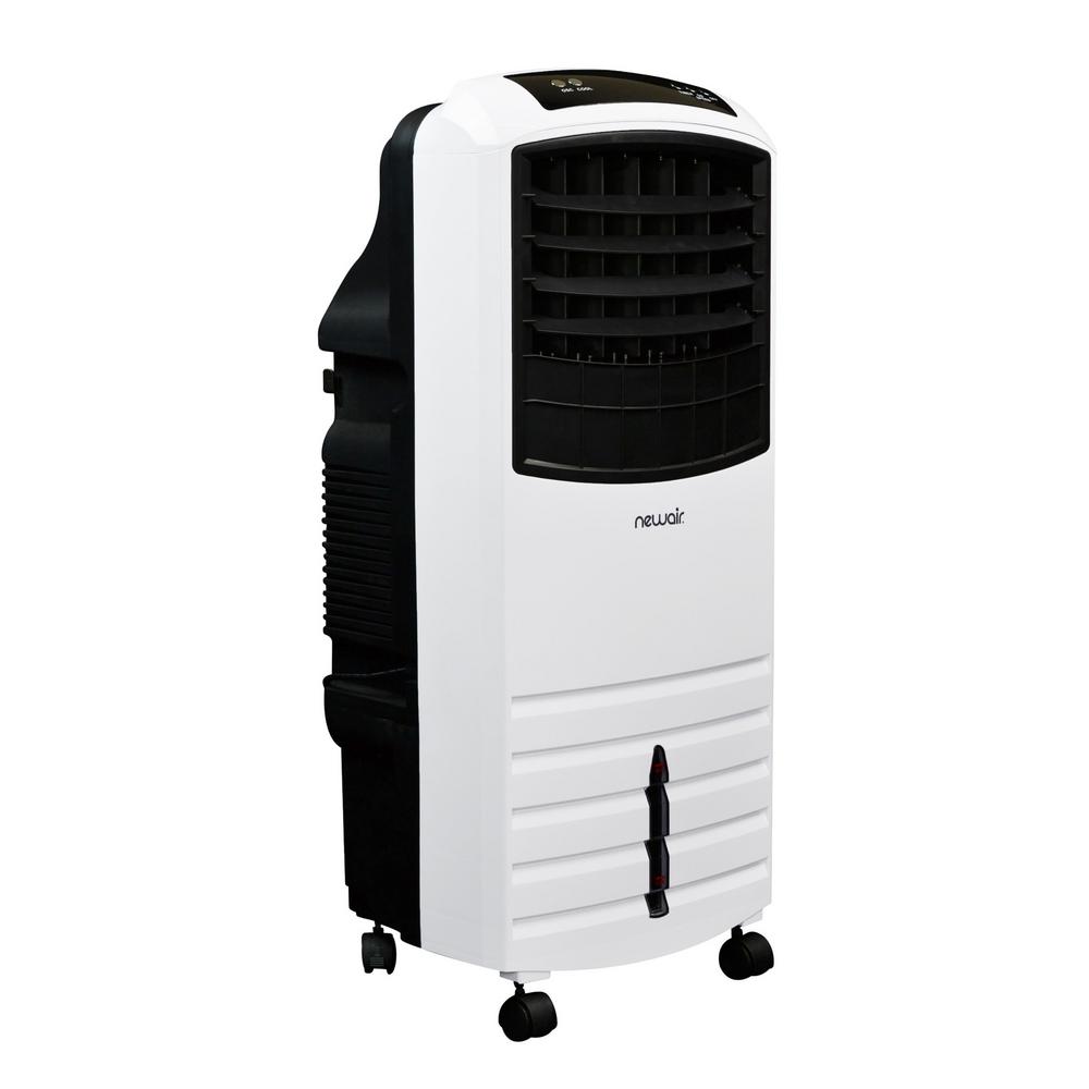 NewAir 1000 CFM 3-Speed White Portable Evaporative Cooler For 300 Sq ...