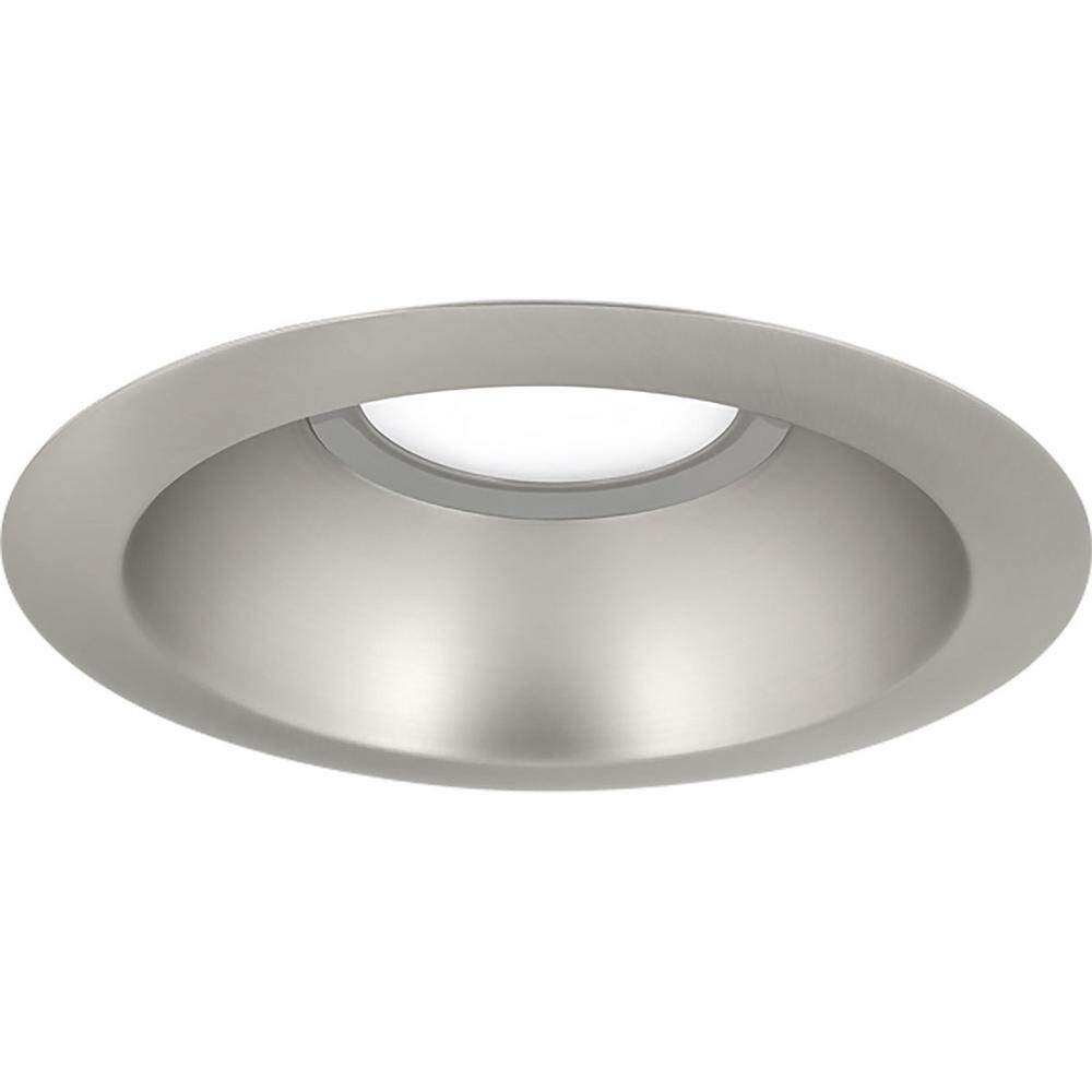 Progress Lighting 6 In Brushed Nickel Integrated Led Recessed Trim Progress Lighting 6 In Brushed Nickel Integrated Led Recessed Trim