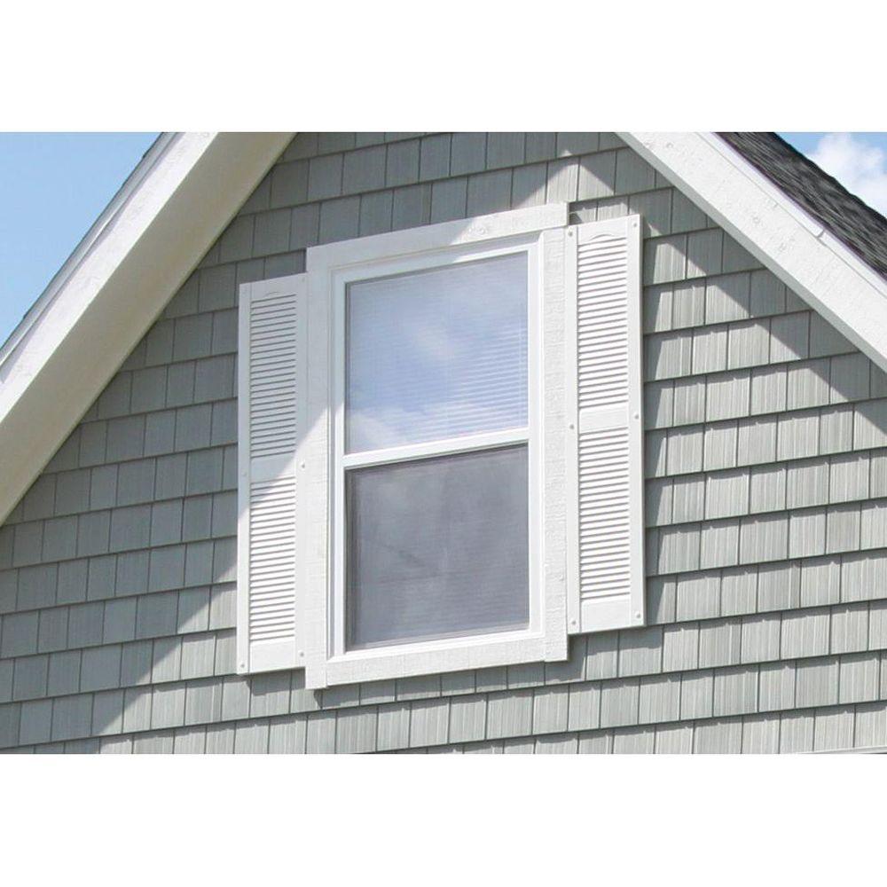 Per Pair Tuxedo Grey 018 12W x 55H Builders Edge Shutters