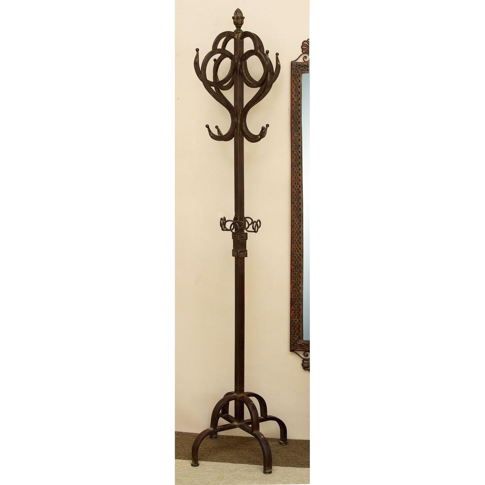 Adesso Jax Steel 12Hook Coat RackWK204622 The Home Depot