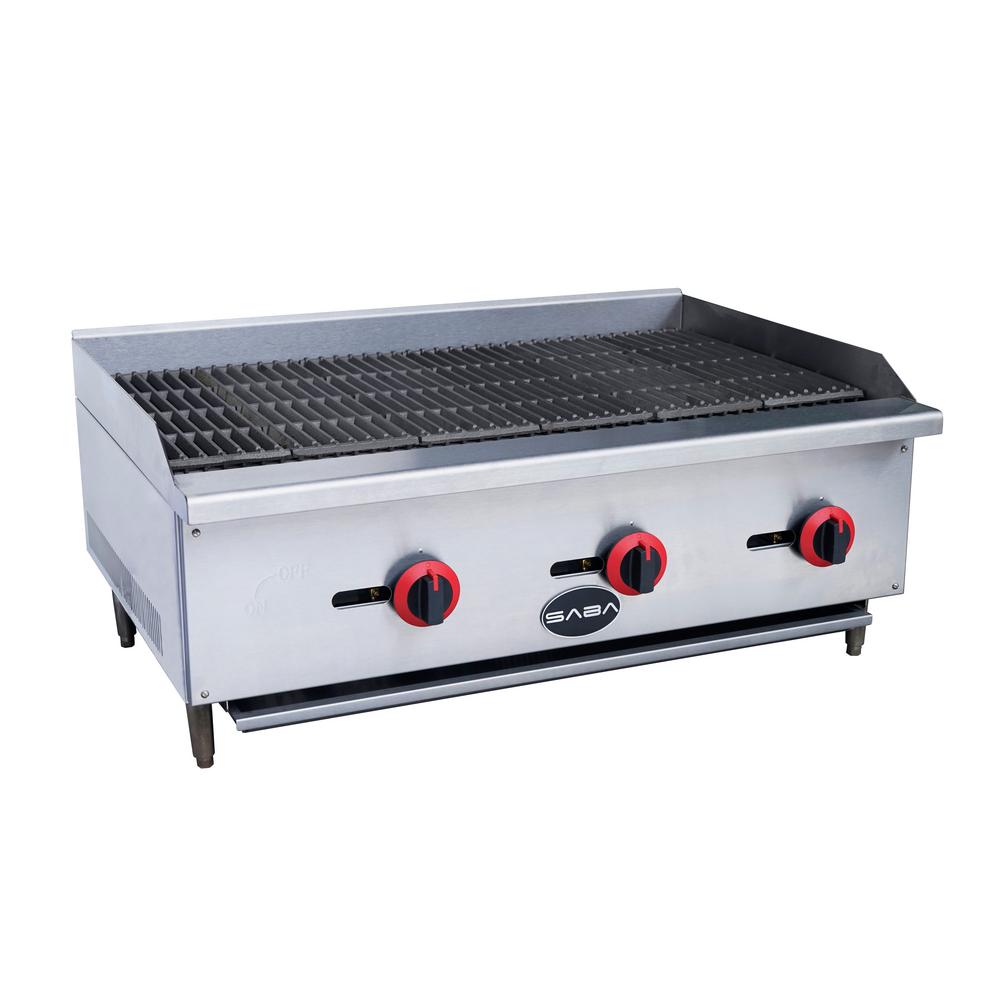 36 gas charbroiler
