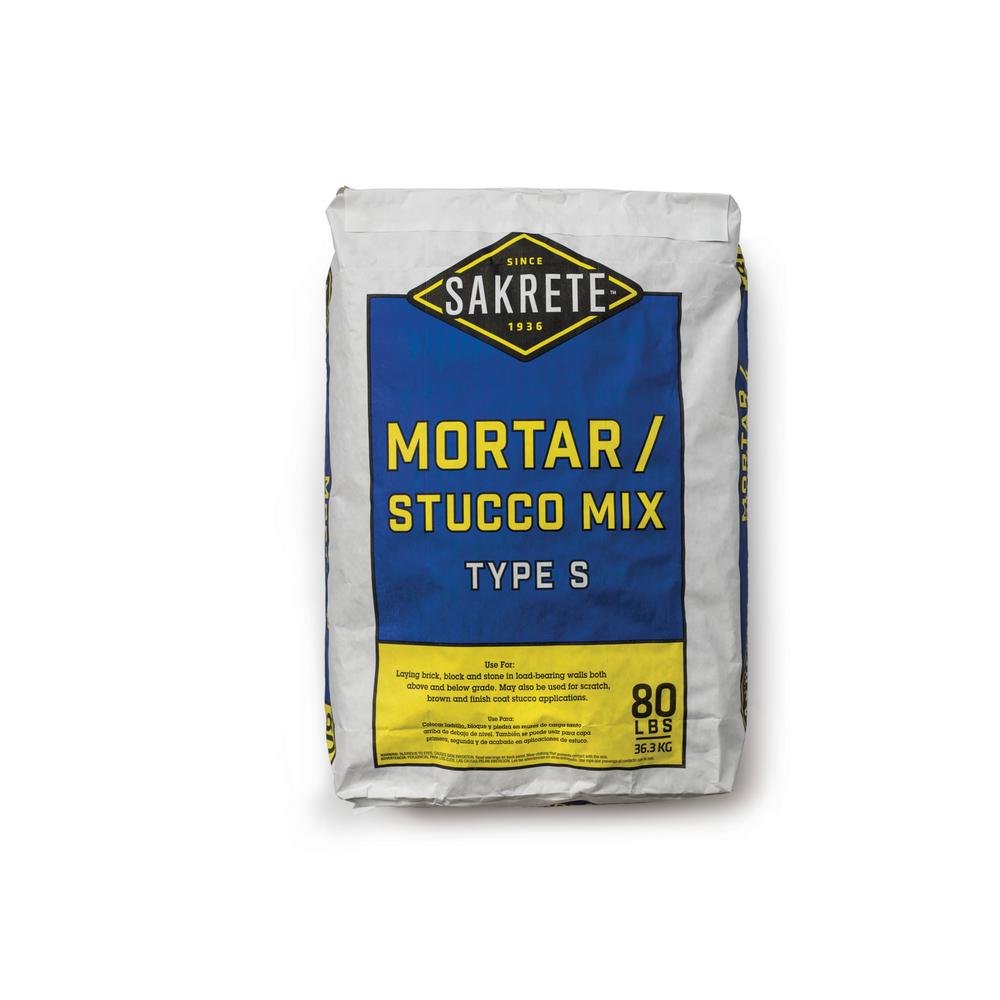 Reviews for SAKRETE 80 lb. Gray Type S Mortar Mix 65302880 The Home