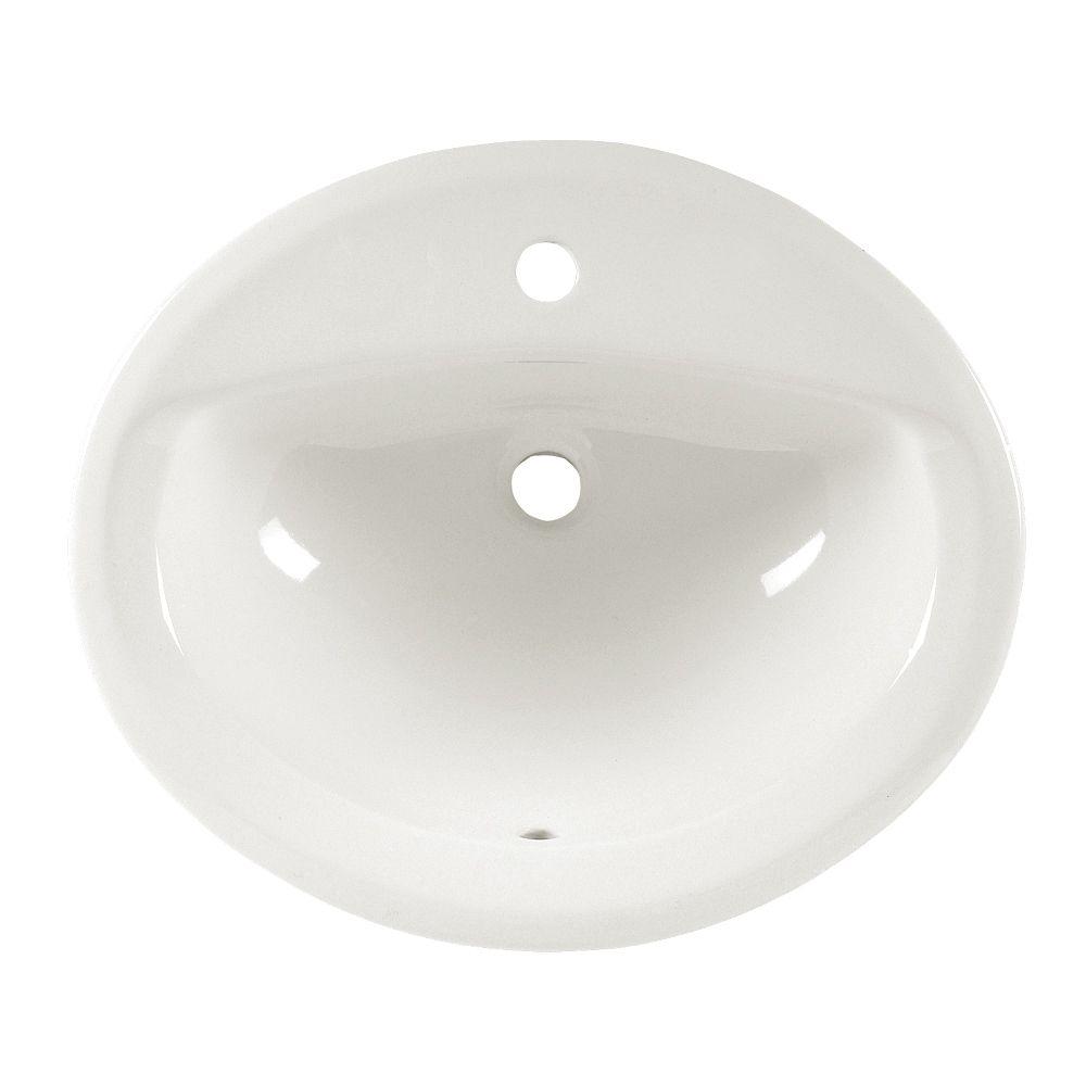 American Standard Drop In Bathroom Sinks The Aqualyn Self Bathroom Sink In White