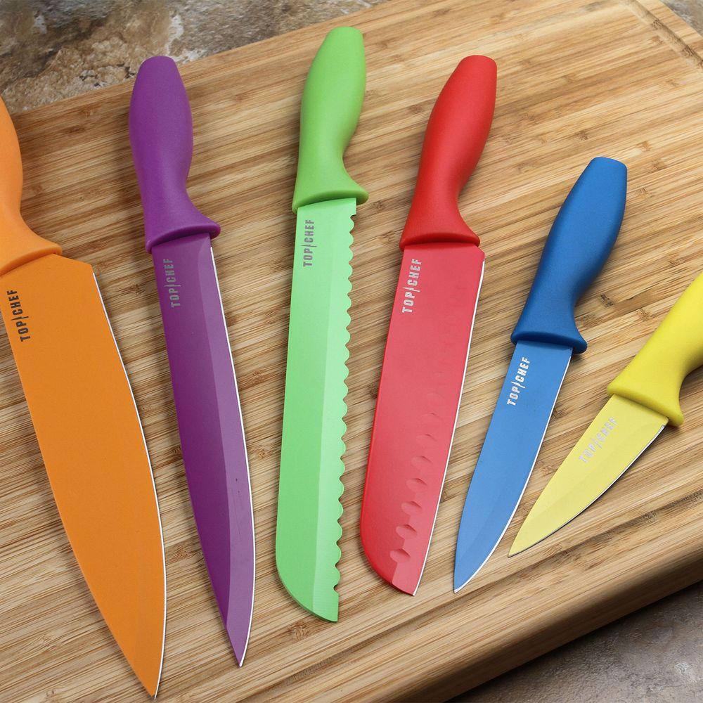 Top Chef 6-Piece Colored Knife Set-80 