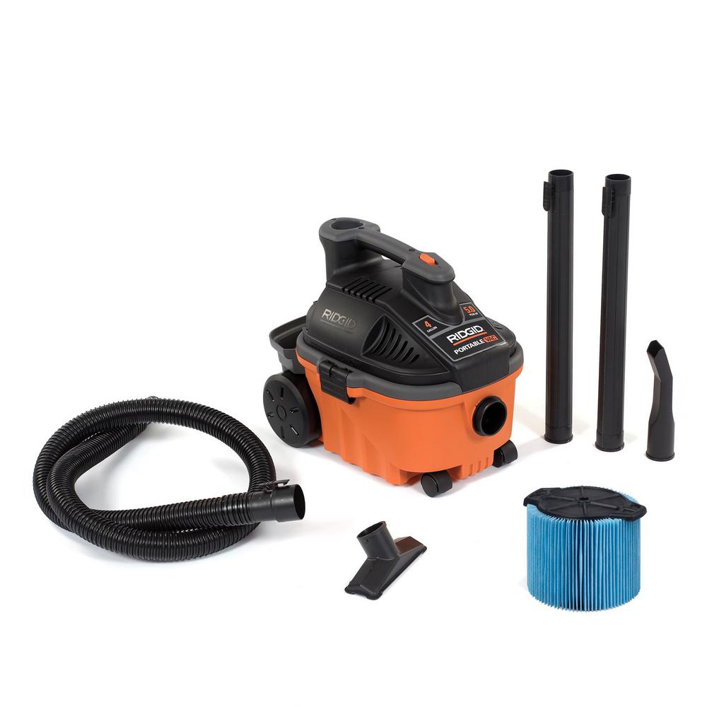 Ridgid 4 Gallon Portable Wet Dry Vac