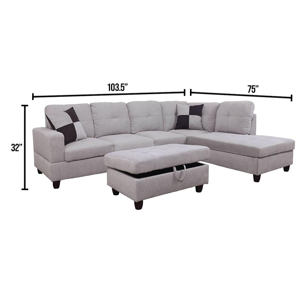gray sectionals living room