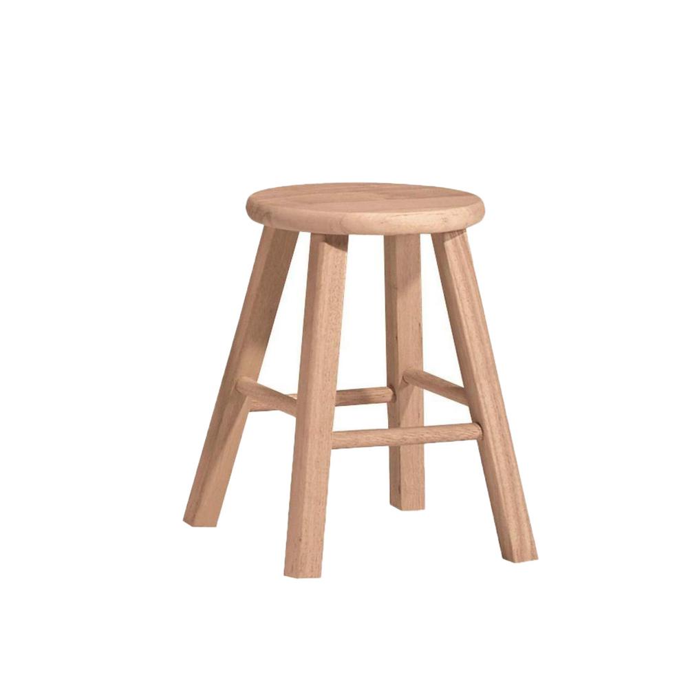 18 In Unfinished Wood Bar Stool 18 In Unfinished Wood Bar Stool