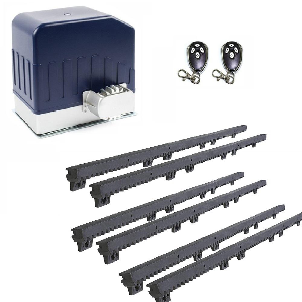 ALEKO Slide Single Automatic Gate Opener Kit 55 ft. 1400 lb. Opacity