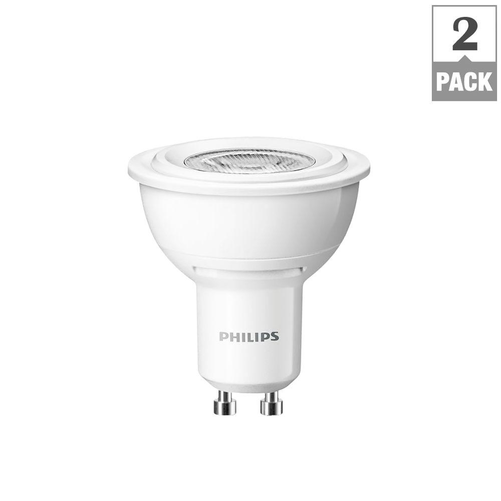 Philips 50W Equivalent Bright White MR16 GU10 Base Dimmable LED
