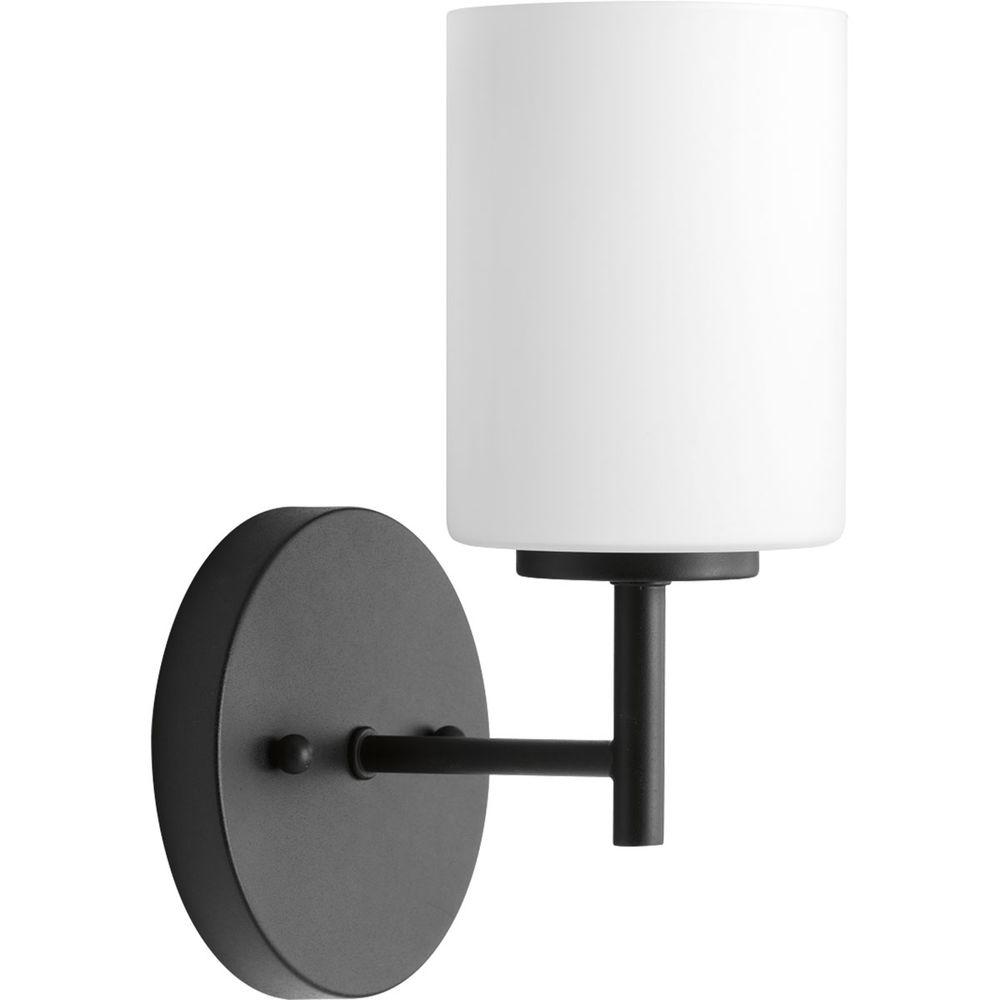 black bathroom wall lights