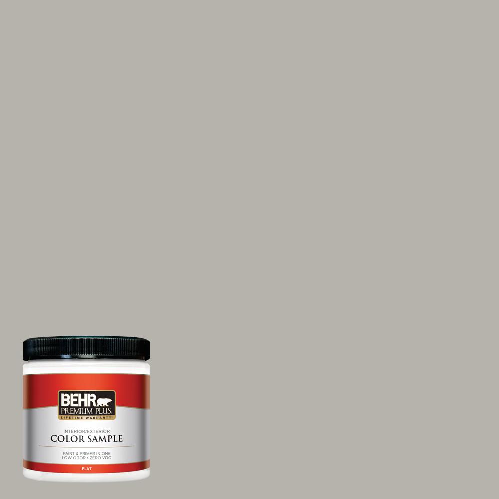 Behr Premium Plus 8 Oz Ppu24 11 Greige Flat Interior Exterior Ppu24 11 Greige Flat Interior Exterior Paint