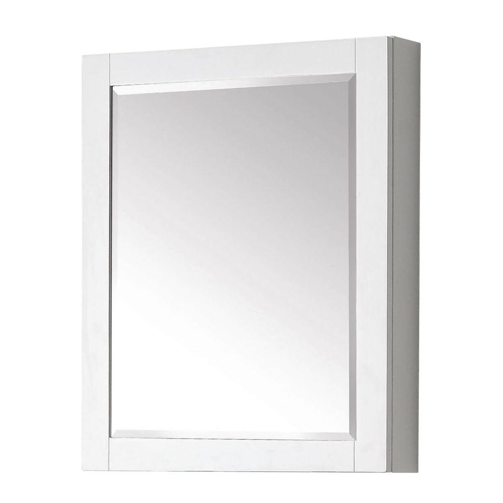 White Framed Mirror 24 X 30 Mirrors Compare S At Nextag Avanity Transitional 30 In L X 24 W Framed Wall Medi