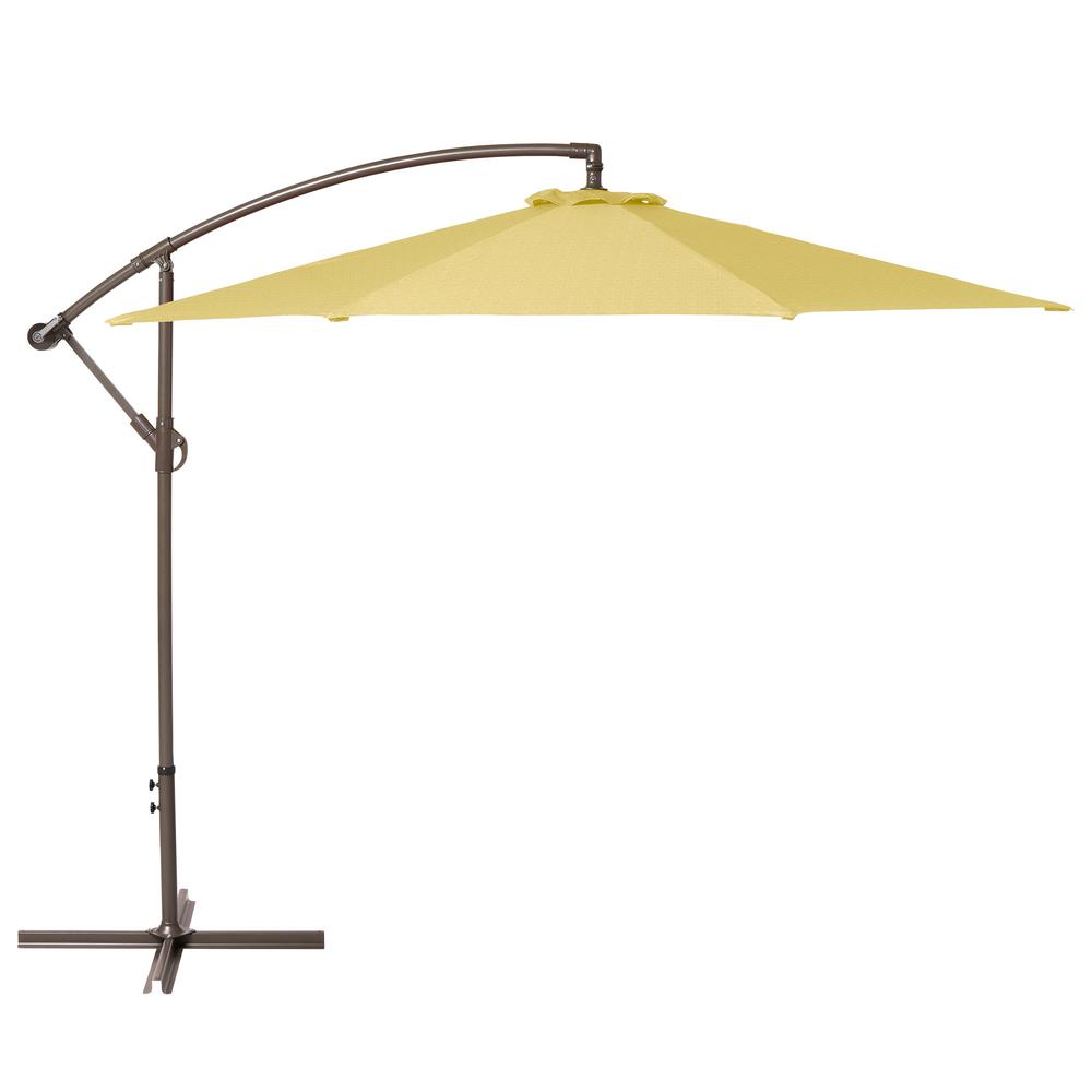 Yellow Cantilever Umbrellas Patio Umbrellas The Home Depot