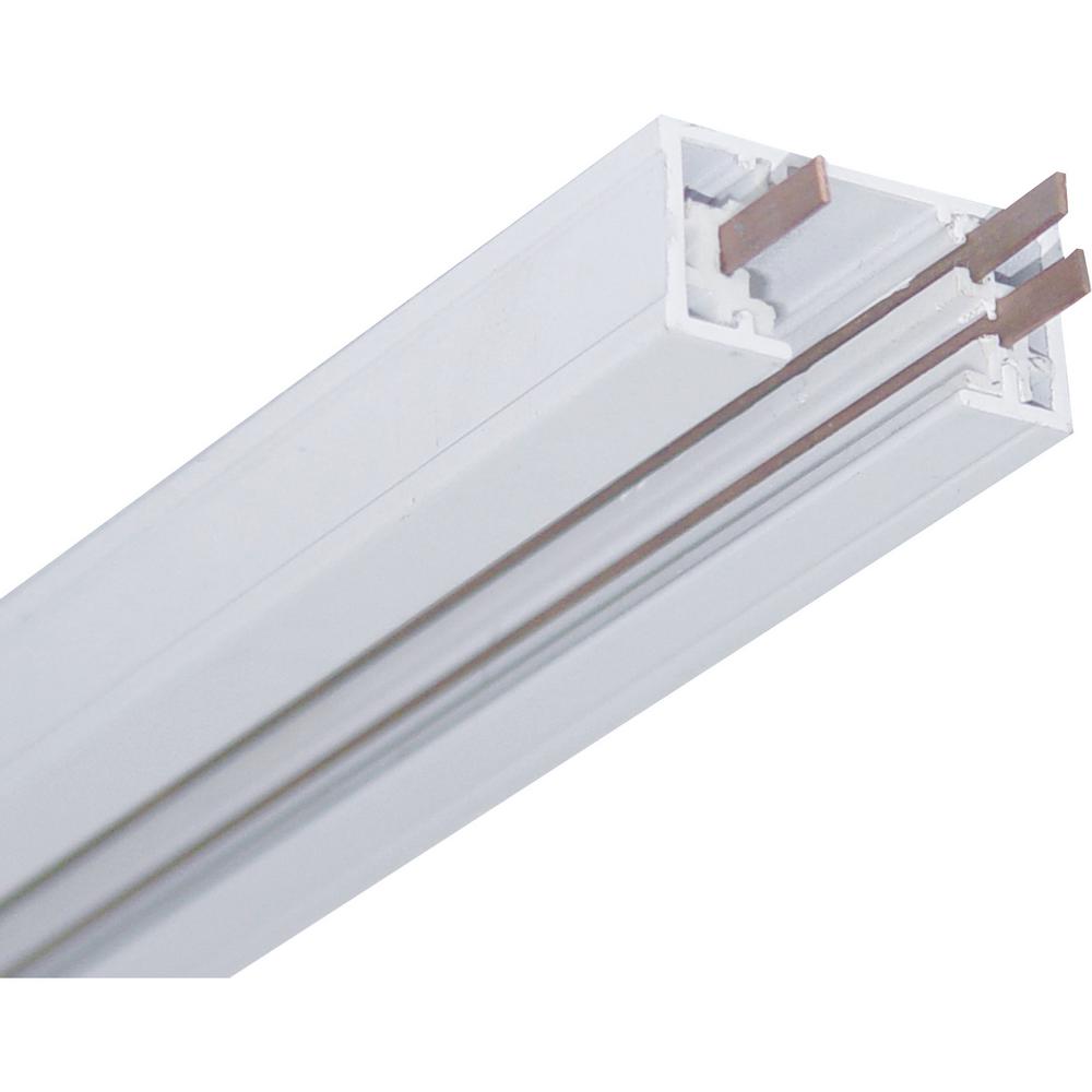 Volume Lighting 2 Ft White Linear Track Section 1 Circuit Neutral 120 Volt System Volume Lighting 2 Ft White Linear Track Section 1 Circuit Neutral 120 Volt System