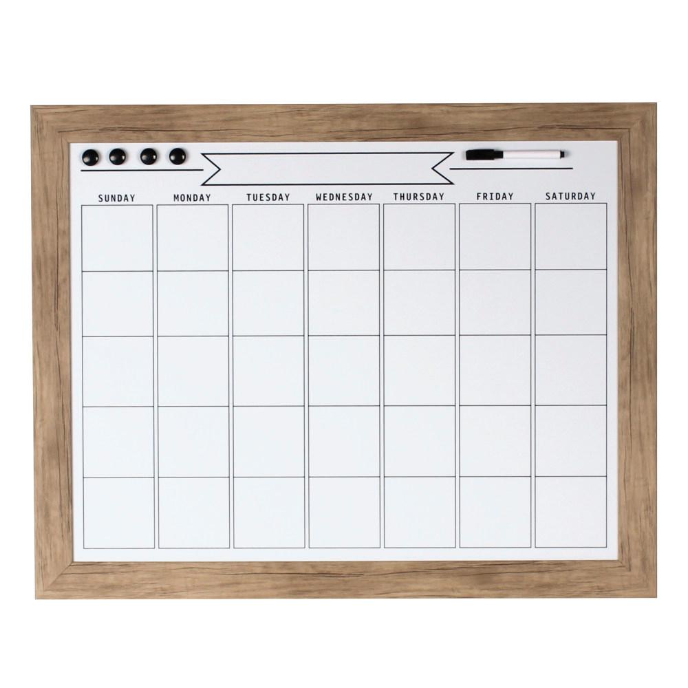 DesignOvation Beatrice Dry Erase Monthly Calendar Memo Board209367