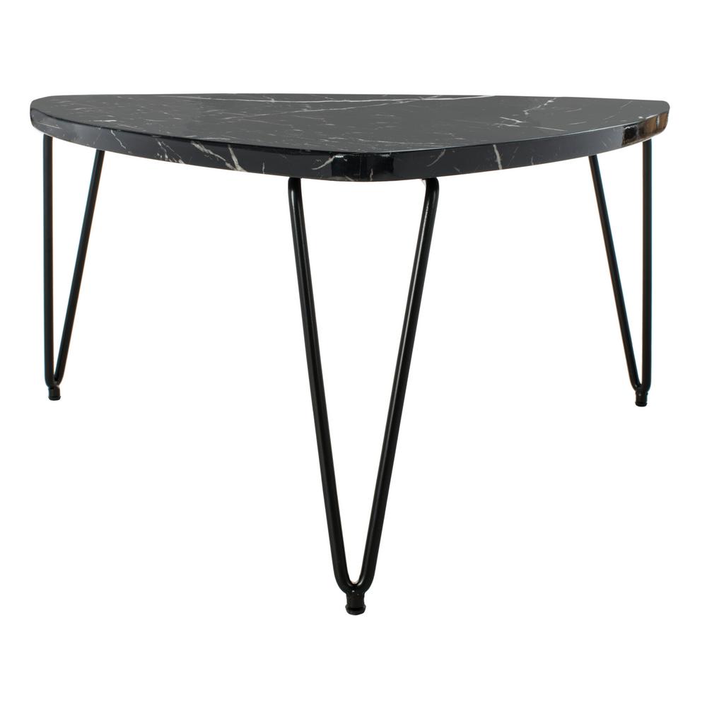Safavieh Carmen Black Marble/Black Coffee TableCOF6202A The Home Depot
