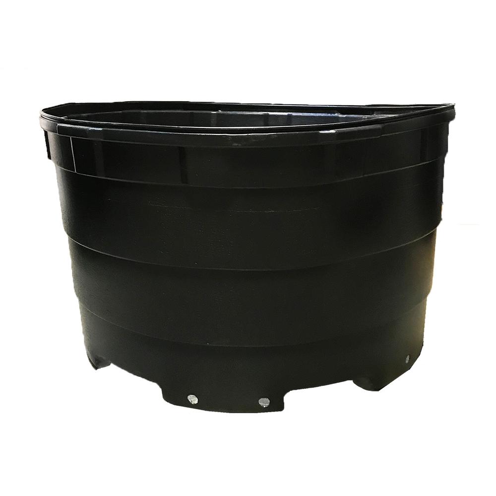 Viagrow 200 Gal Round Plastic Nursery Garden Pots 5 Pack 176 Round Plastic Nursery Garden Pots