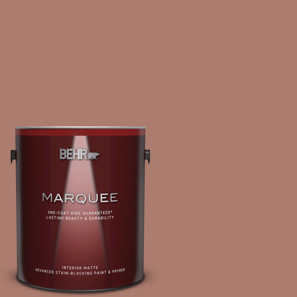 Behr Marquee 1 Gal Ppu2 11 Mars Red One Coat Hide Matte Interior Ppu2 11 Mars Red One Coat Hide Matte