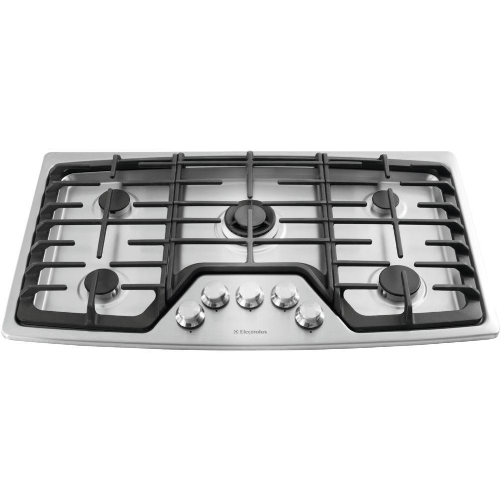 Electrolux Wavetouch 36 In Gas Cooktop In Stainless Steel With 5