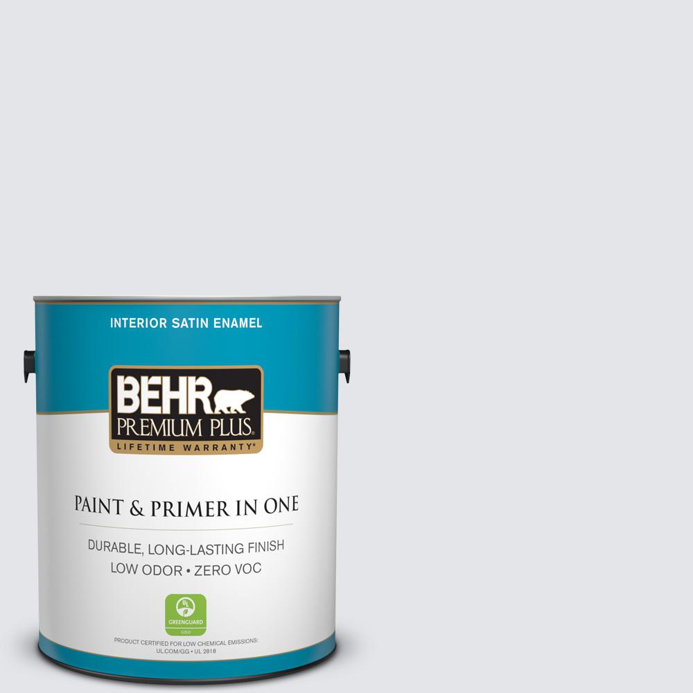 BEHR Premium Plus 1 gal. MQ331 Dutch White Satin Enamel Zero VOC