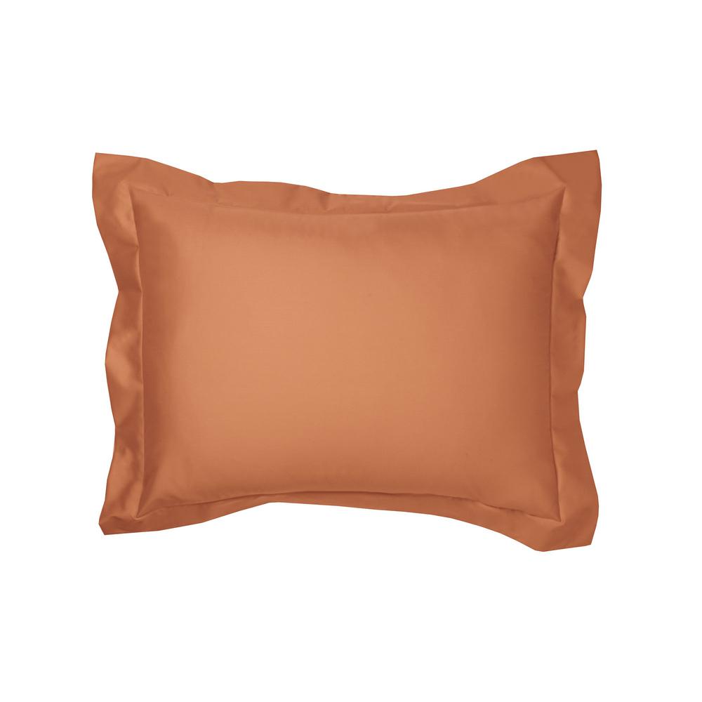 The Company Store Wrinkle Free Pumpkin Solid 300 Thread Count