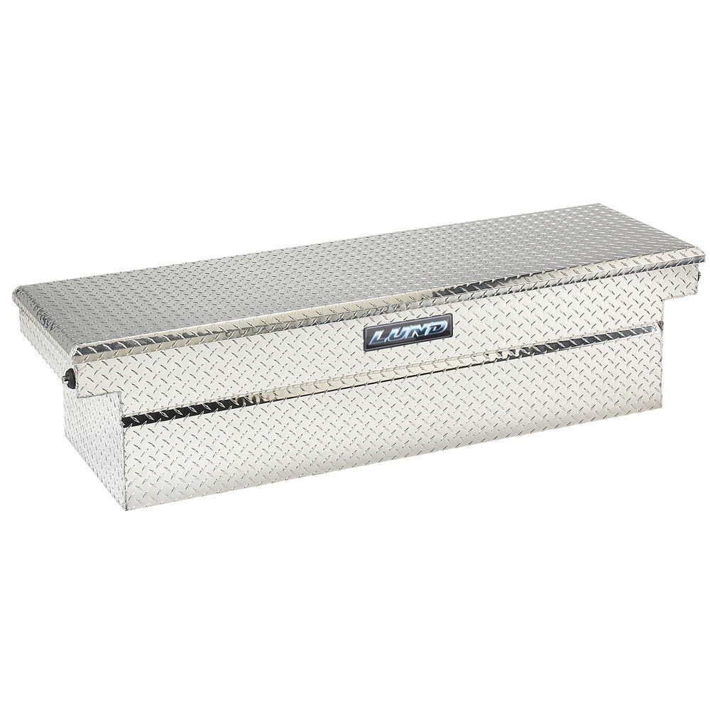 Lund//Tradesman 5400T 70-Inch Full-Size Aluminum Cross Bed Truck Tool Box with Single Foam Filled Lid