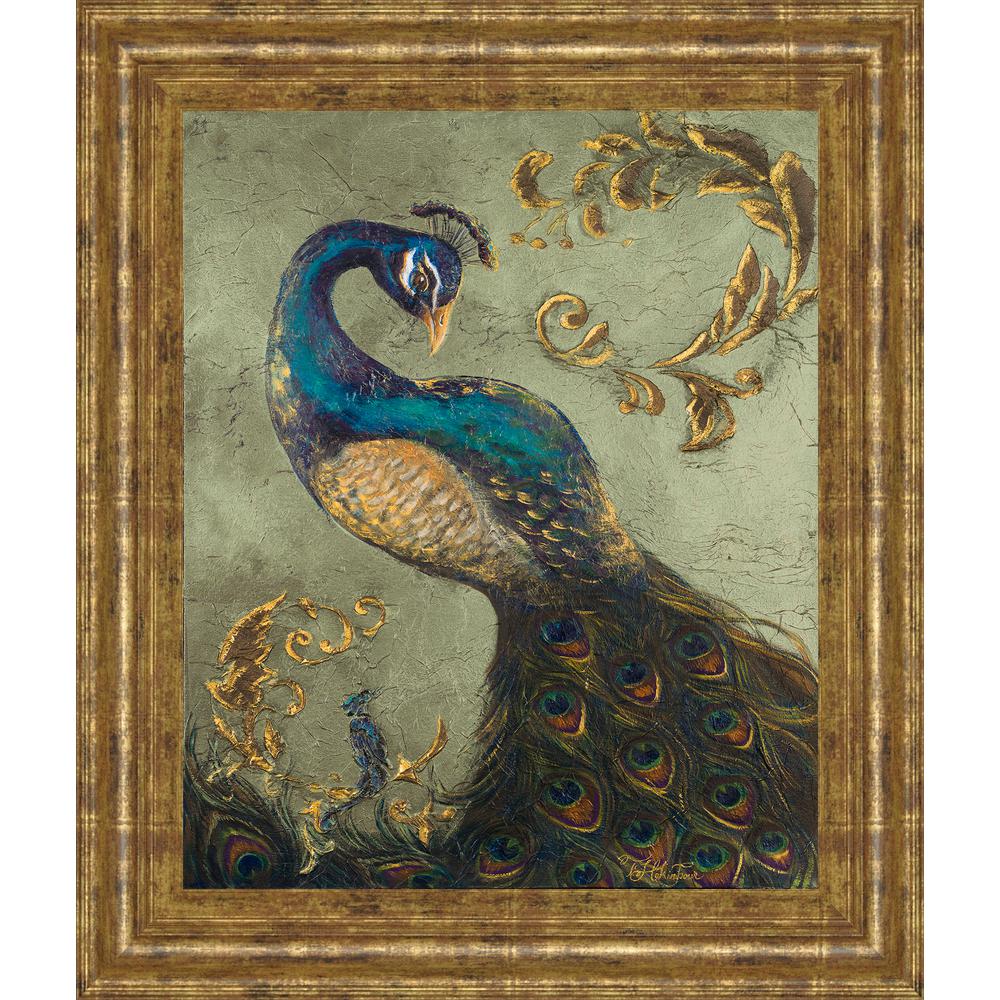 Classy Art 22 In X 26 In Peacock On Sage Ii By Tiffany Hakimipour