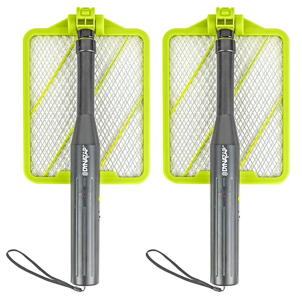 Dynatrap Extendable Insect and Mosquito Electric Fly Swatter, 2-Pack