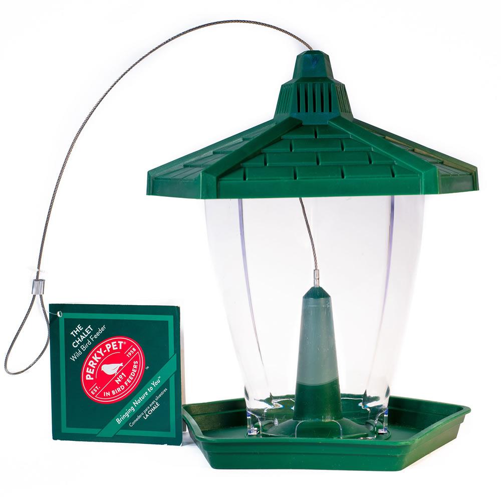 Perky Pet The Chalet Plastic Hanging Bird Feeder 1 25 Lb