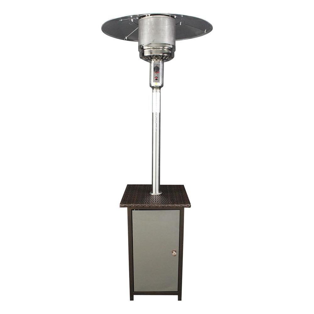 UPC 012685021904 product image for HomComfort Patio Heaters 41,000 BTU Gas Patio Heater with Wicker Stand and Stain | upcitemdb.com