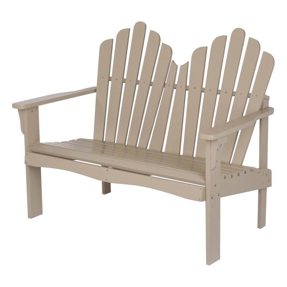 Shine Company Westport Cedar Wood Outdoor Loveseat Bench 43 50 In