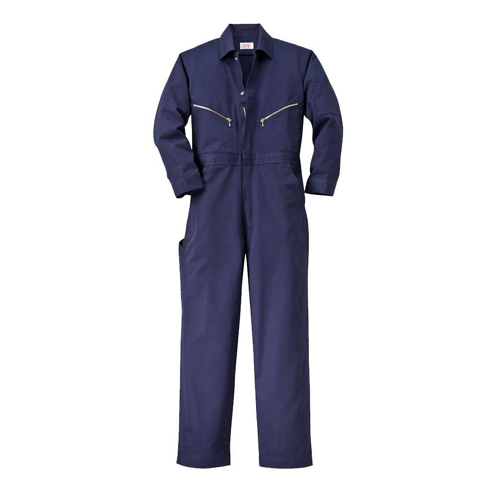 Walls Twill NonInsulated 42 in. Regular Long Sleeve Coverall in Navy