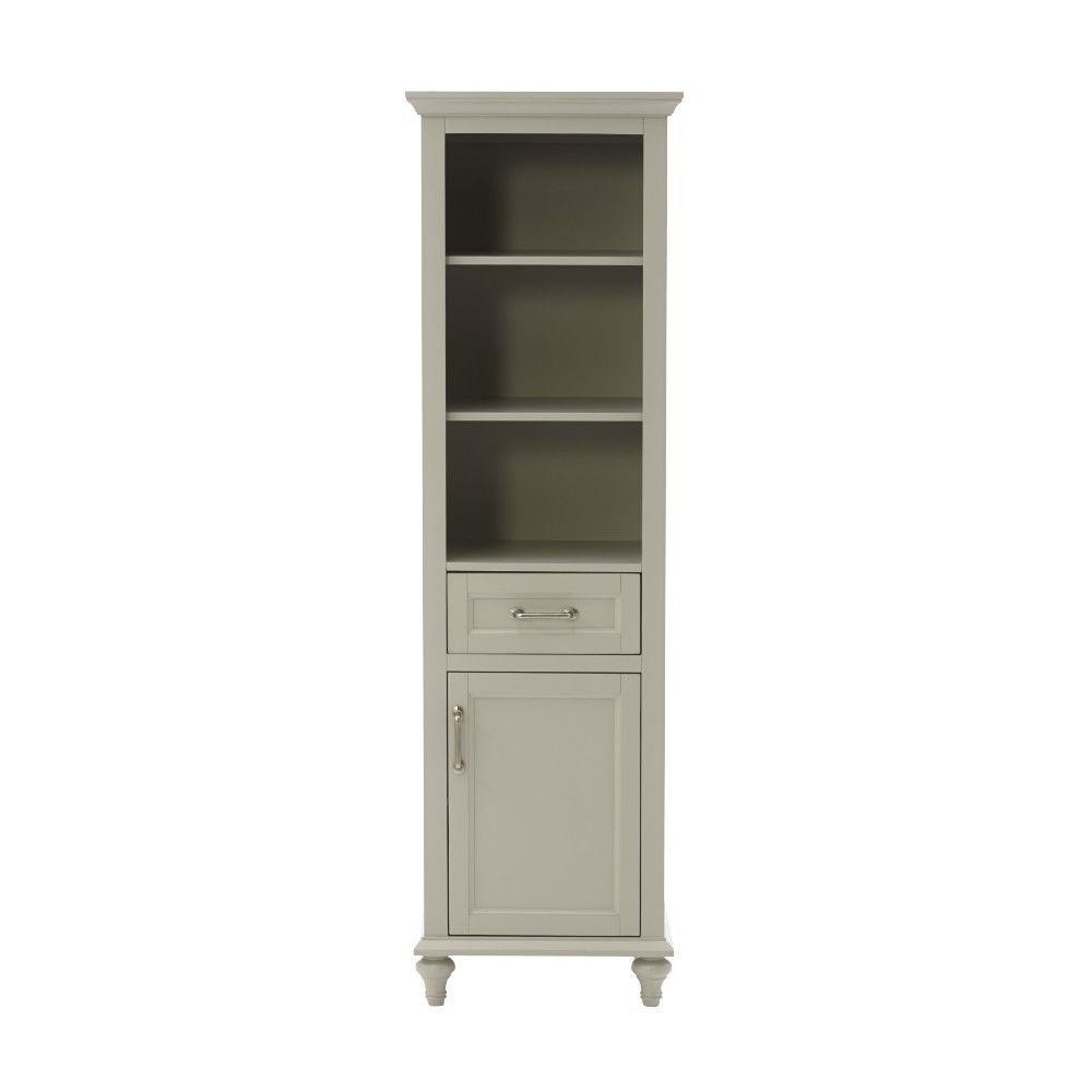 grey bathroom linen cabinets