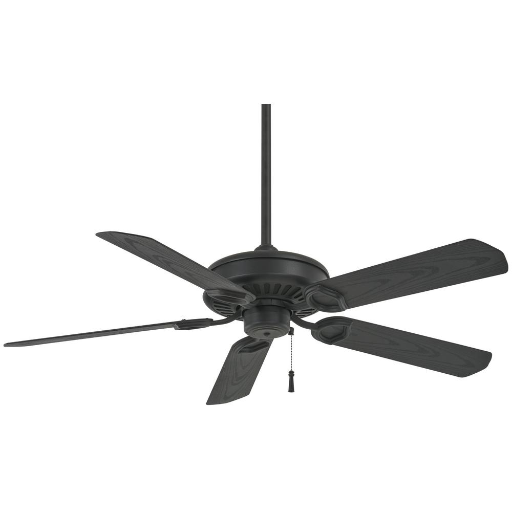 Minka Aire Sundowner 54 In Indoor Outdoor Textured Coal Ceiling Fan