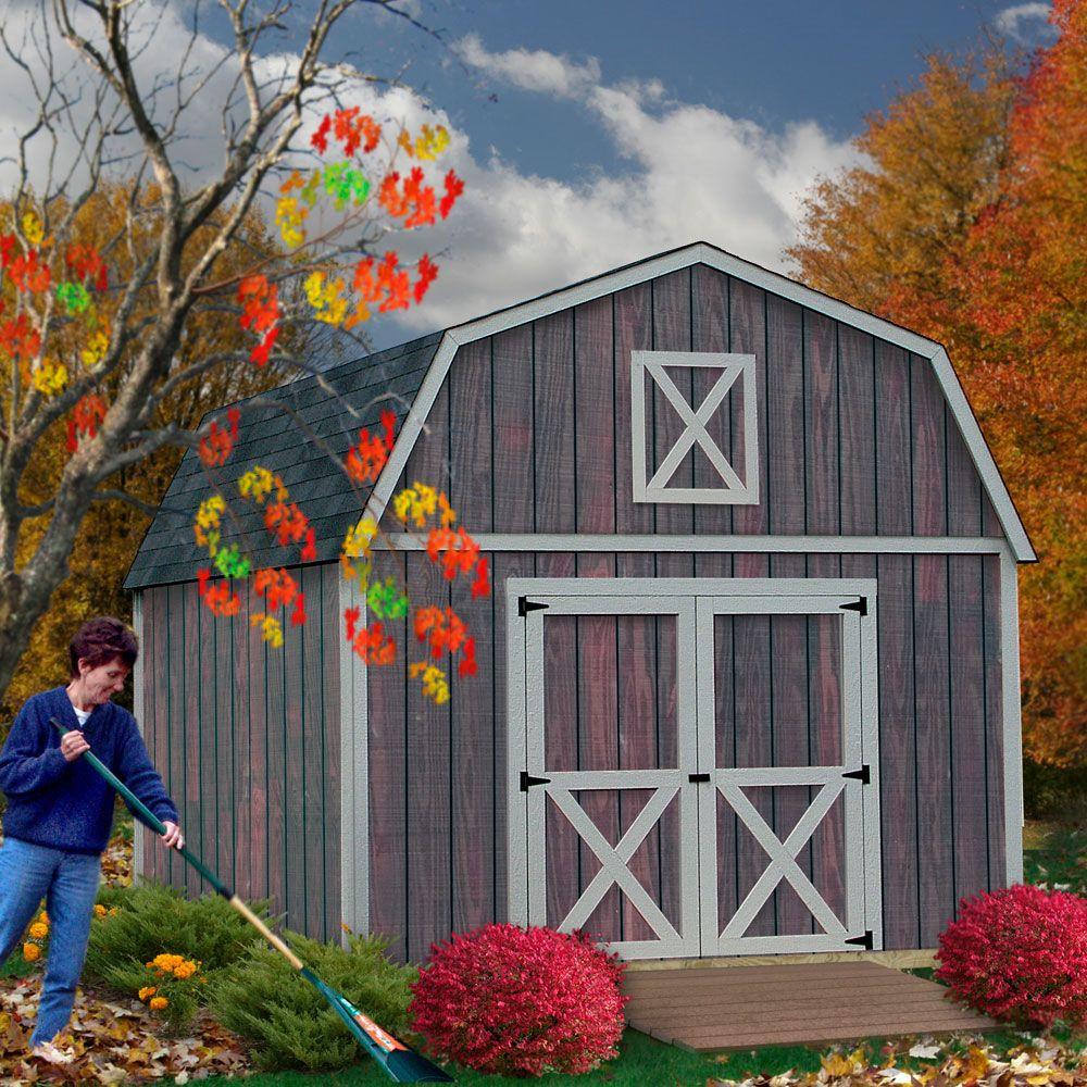 Best Barns Denver 12 Ft X 20 Ft Wood Storage Shed Kit