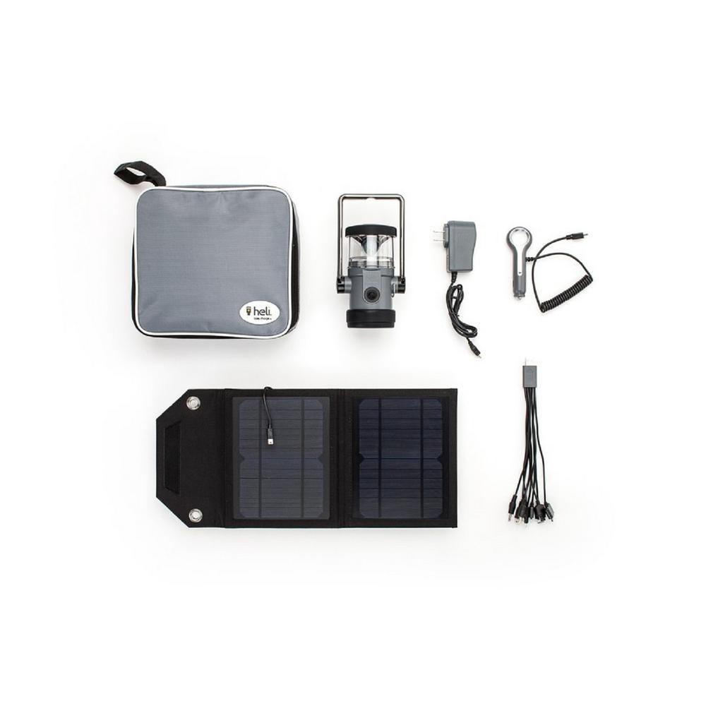 Heli 2200 Kit Ac Wall Adapter 10 In 1 Dc Car Charger Carrying Case 7 Heli 2200 Kit Ac Wall Adapter 10 In 1 Dc Car Charger Carrying Case 7 Watts Solar Panel Led Rechargeable Lantern Grey Gr8lh Ak22 The Home Depot