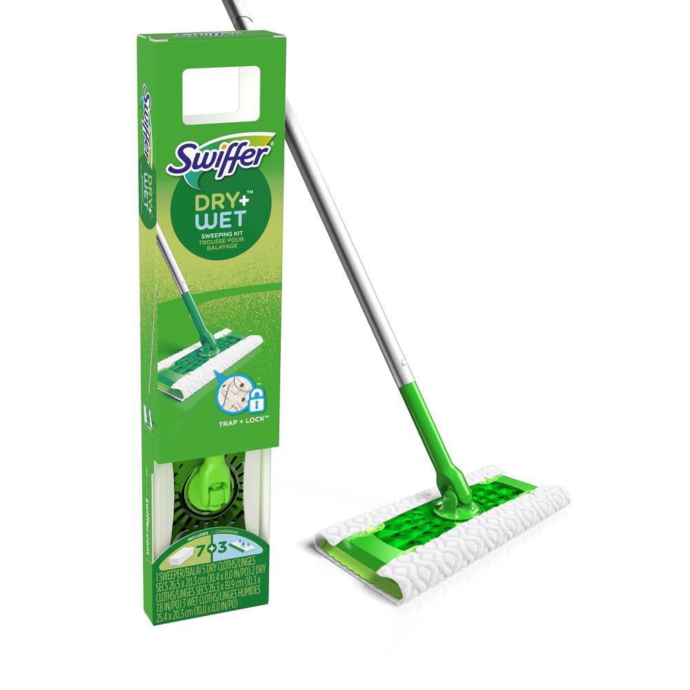 Swiffer Sweeper Dry And Wet Mop Starter Kit 003700092814 The