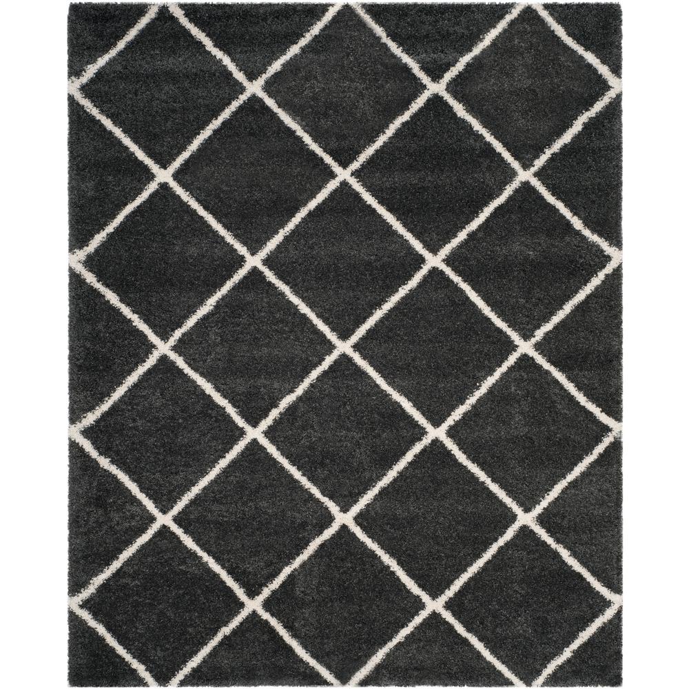 Safavieh Hudson Dark Gray Ivory 8 Ft X 10 Area Rug