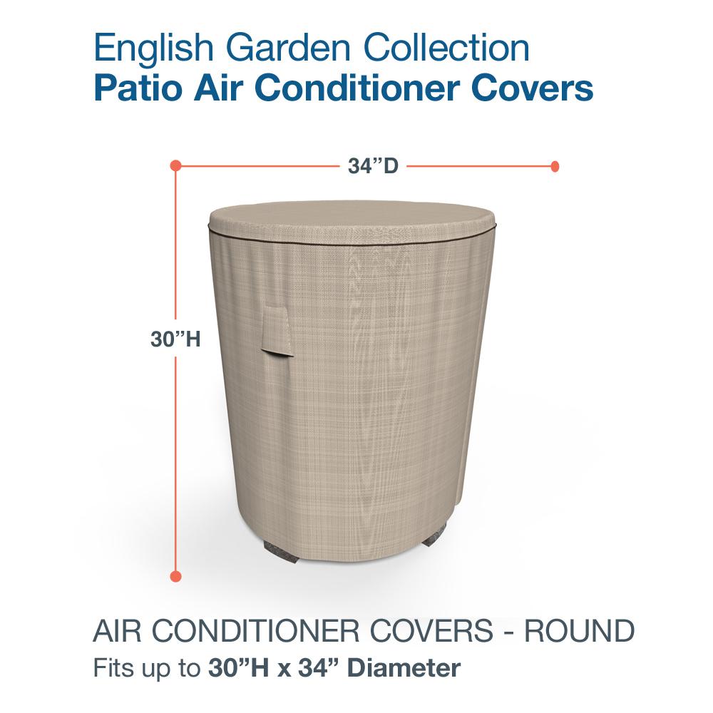 round outdoor air conditioner cover