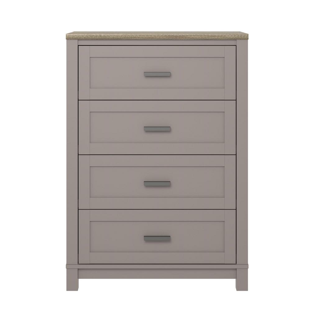 Ameriwood Viola Gray Light Brown 6 Drawer Dresser Hd13068 The