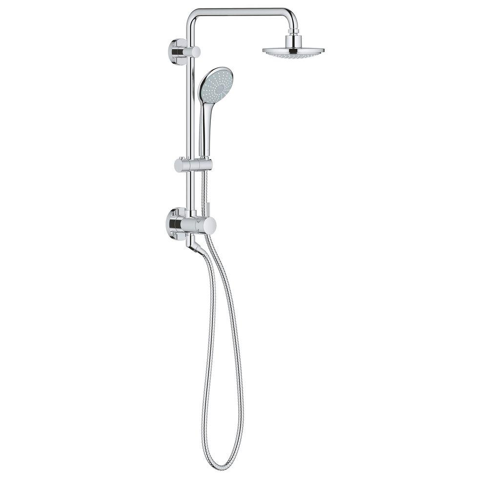 GROHE 18 in. Retrofit Shower System with Standard Shower Arm in